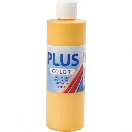 Plus Color hobbyfärg, yellow sun, 250 ml/1 fl.