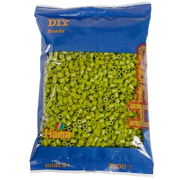 HAMA Midi Pärlor 3000 st Lime